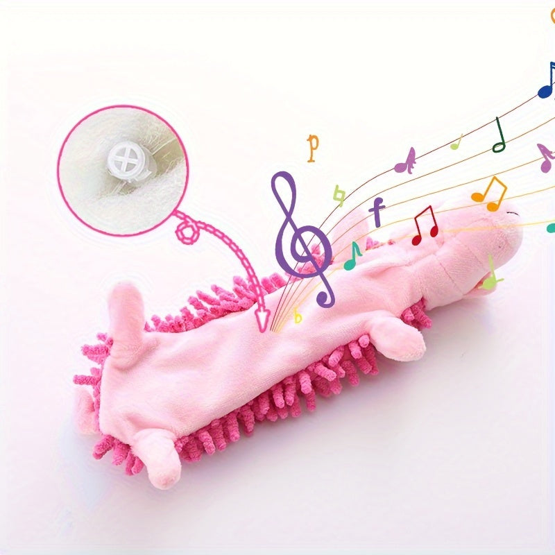 Plush Dog Toy with Squeaker for Chew and Molar Training
