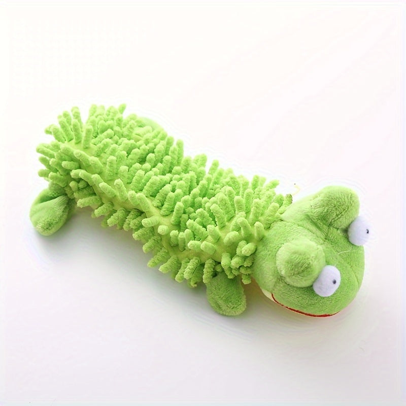 Plush Dog Toy with Squeaker for Chew and Molar Training
