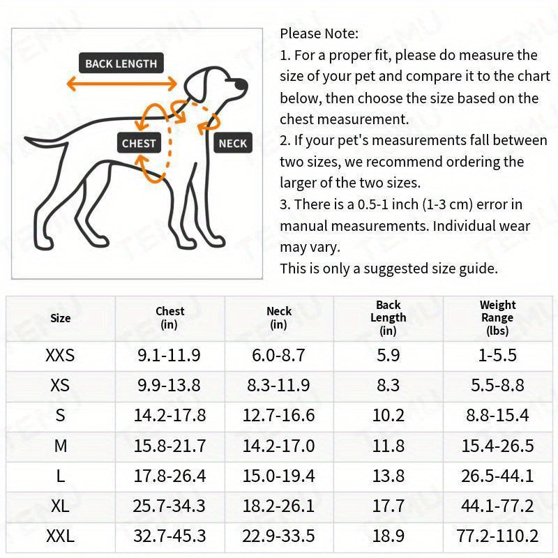 High-Visibility Reflective Dog Life Jacket