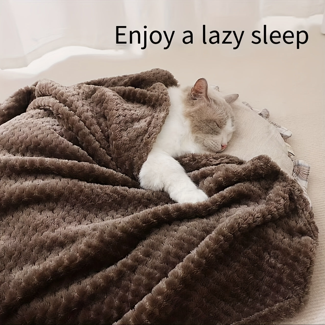 Cozy Luxurious Plush Pet Blanket for Dogs & Cat