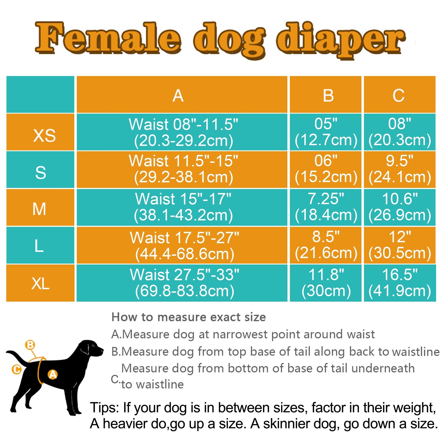 Absorbent Reusable Female Dog Diapers
