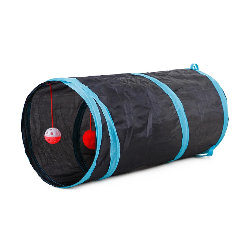 Colorful Multi-Hole Dog and Cat Tunnel Play Tube