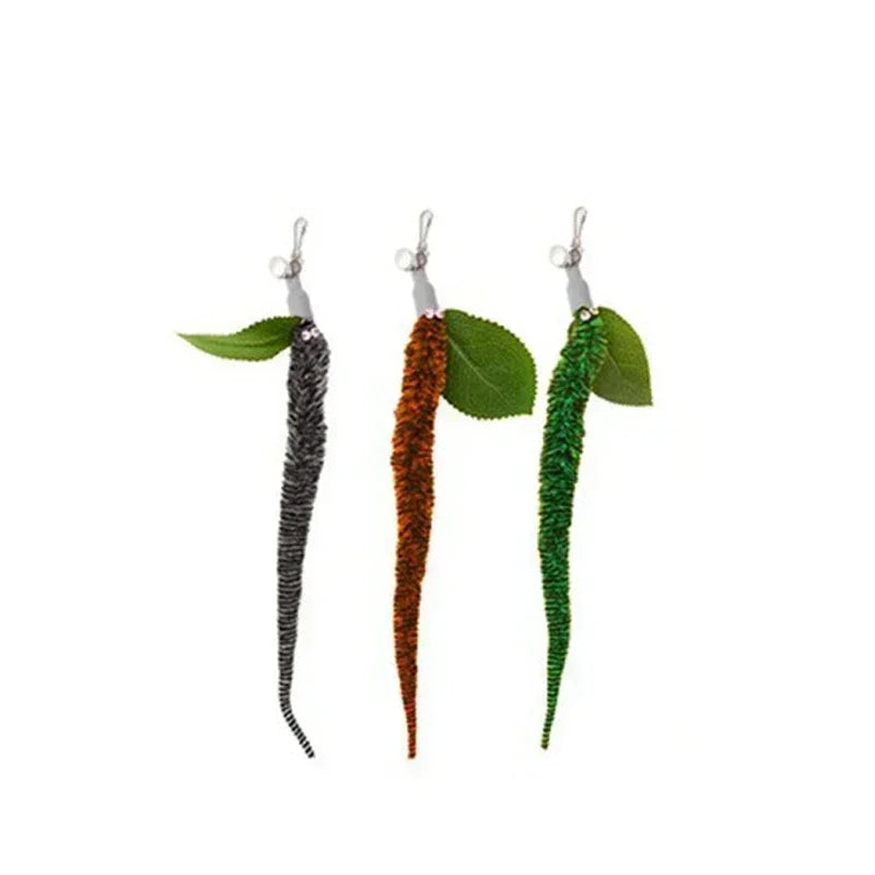 Interactive Bird Cat Toy with Bell and Feathers