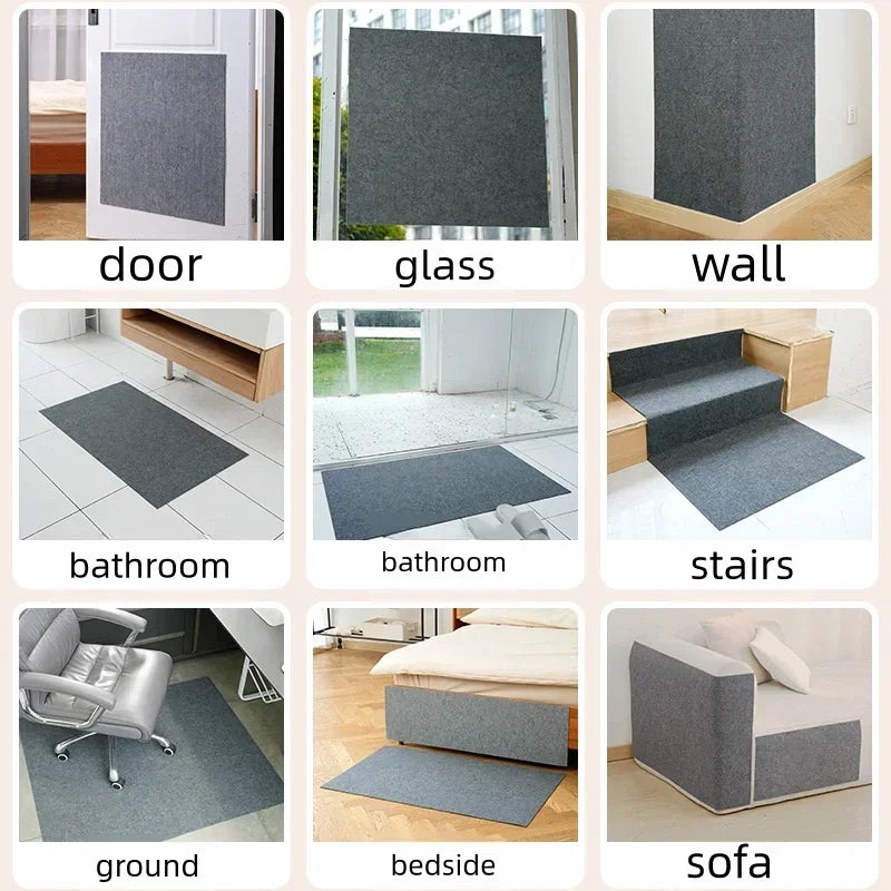 Self-Adhesive Carpet Cat Scratch Board Wall Protector