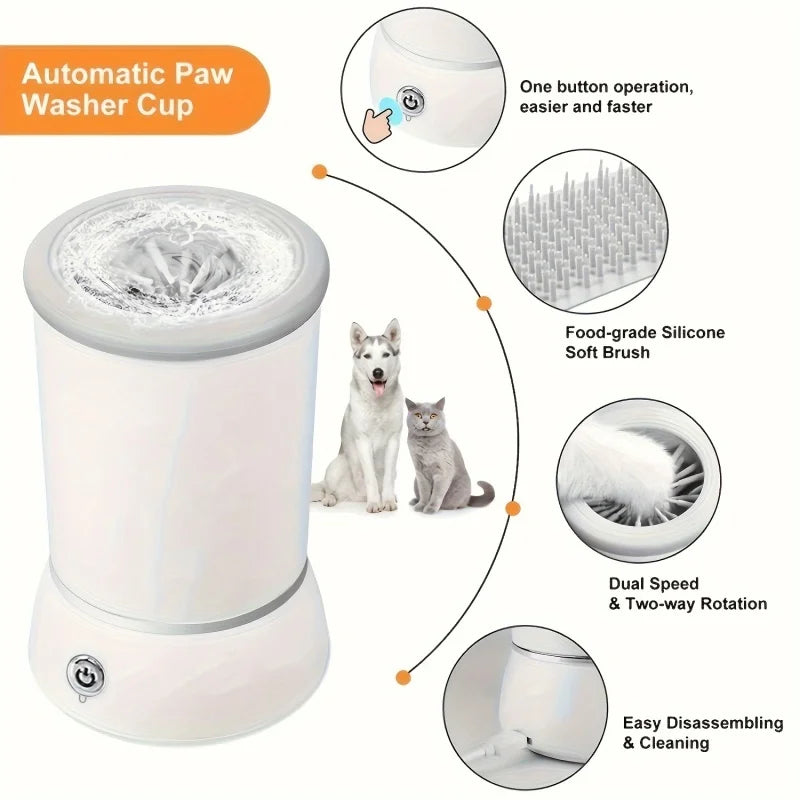 Automatic Pet Paw Cleaner Portable Foot Wash Cup