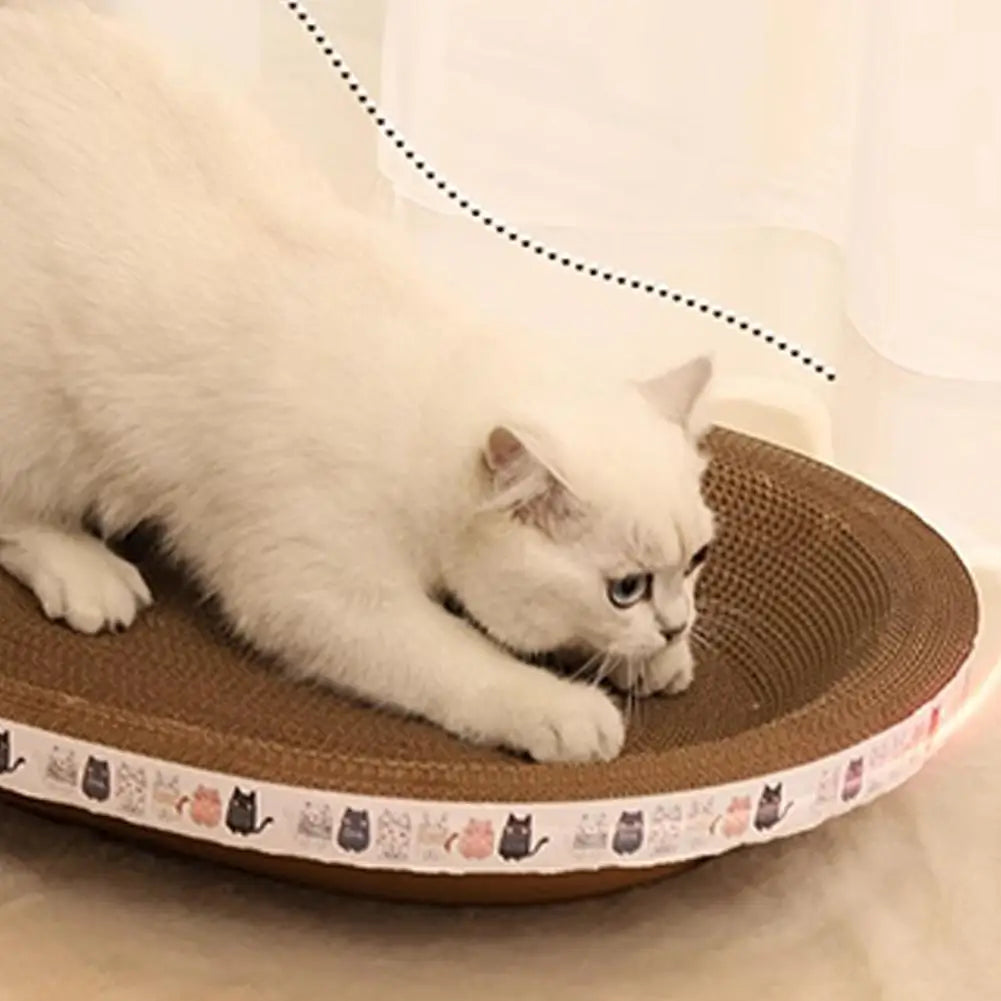 Round Cat Scratcher Cardboard Bowl Nest