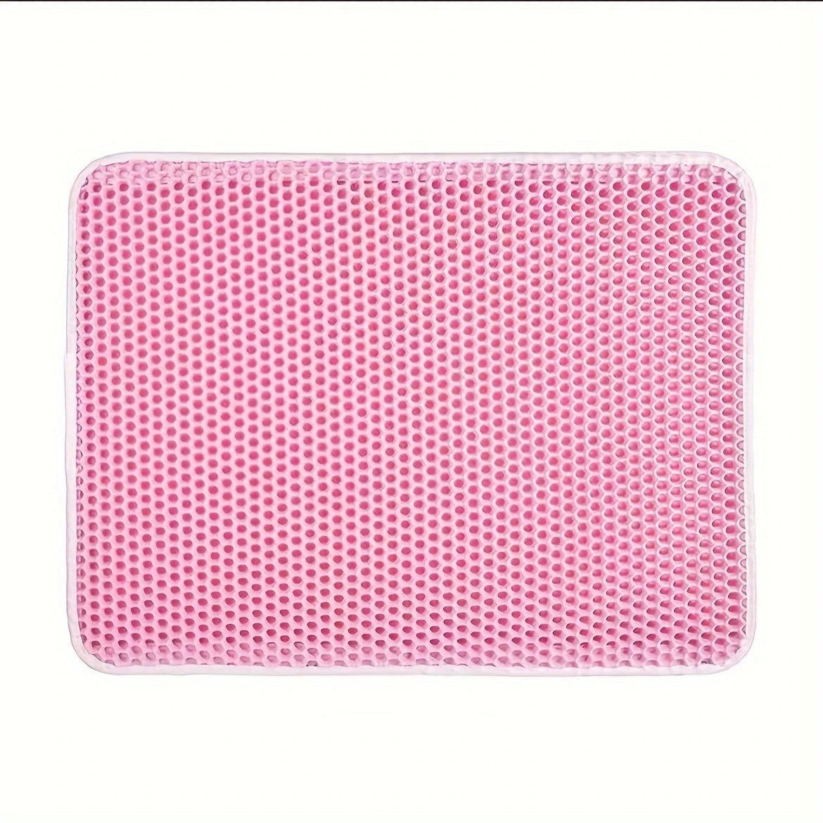 Large Honeycomb Cat Litter Mat With Waterproof Design