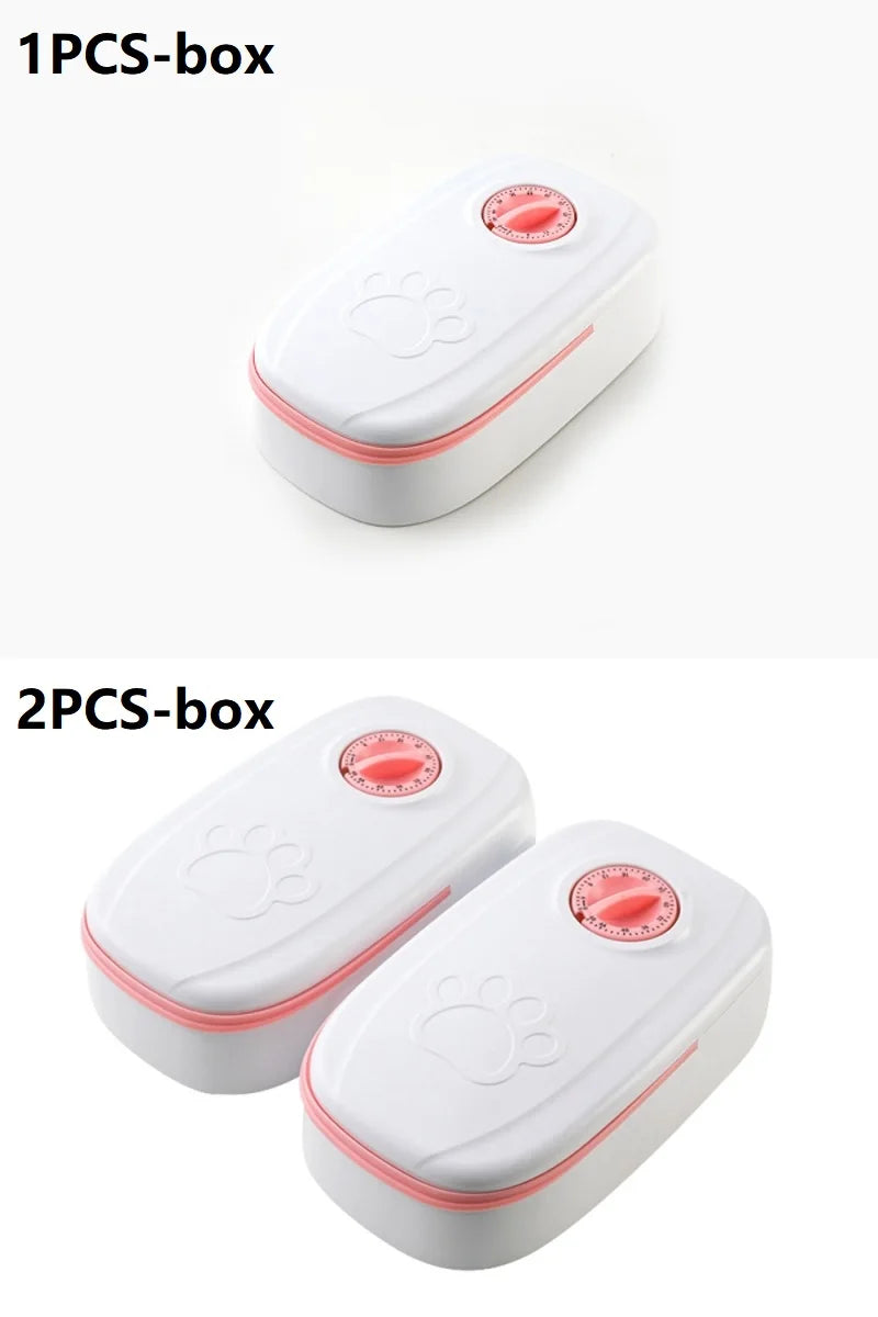 Automatic Pet Feeder with Double Dish for Dogs and Cats