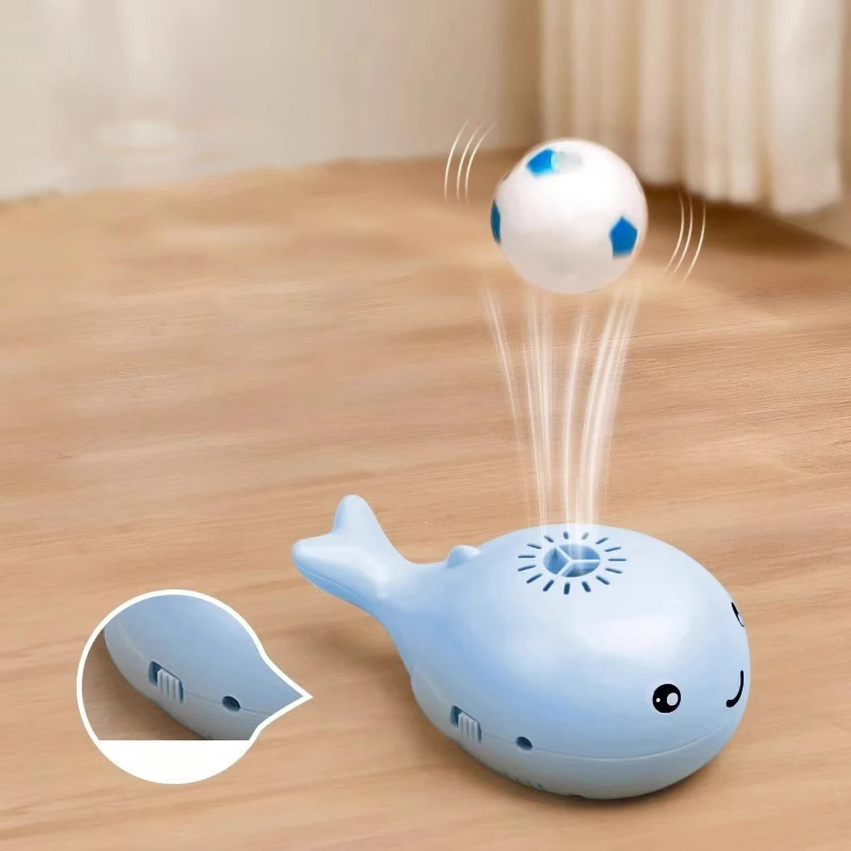 Whale Shaped Electric Floating Cat Toy