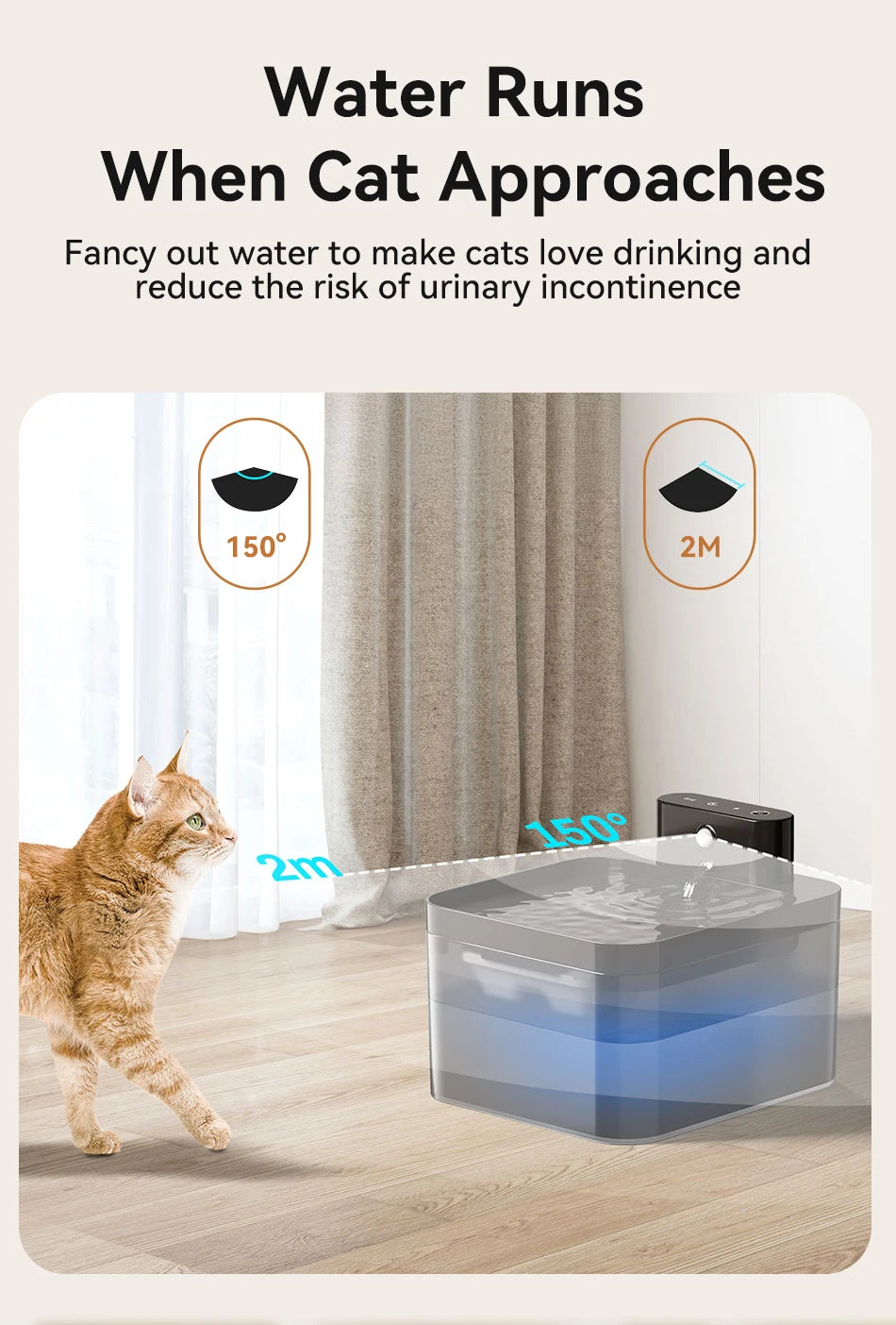 Cat and Dog Water Fountain Sensor