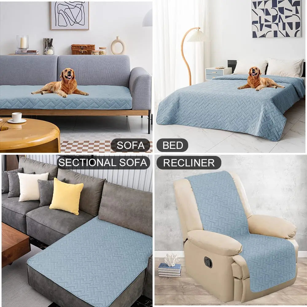 Waterproof Non-Slip Dog Bed Cover and Blanket