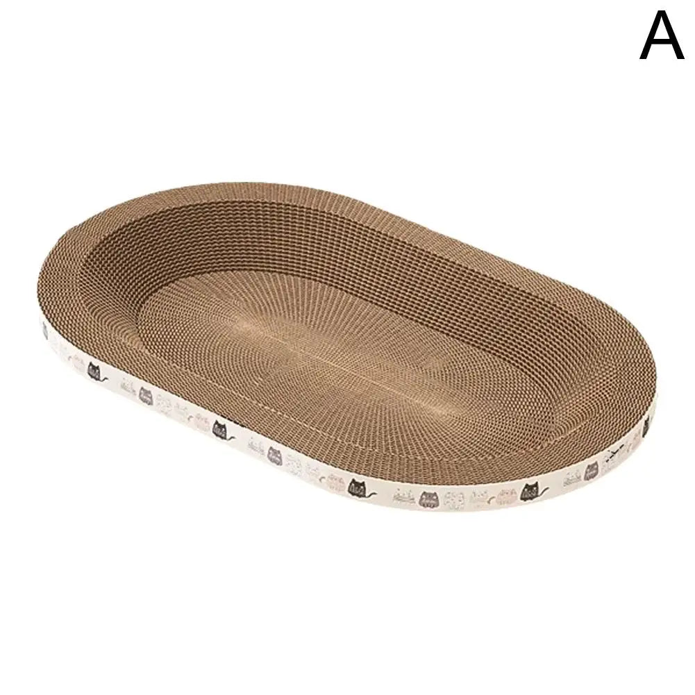Round Cat Scratcher Cardboard Bowl Nest