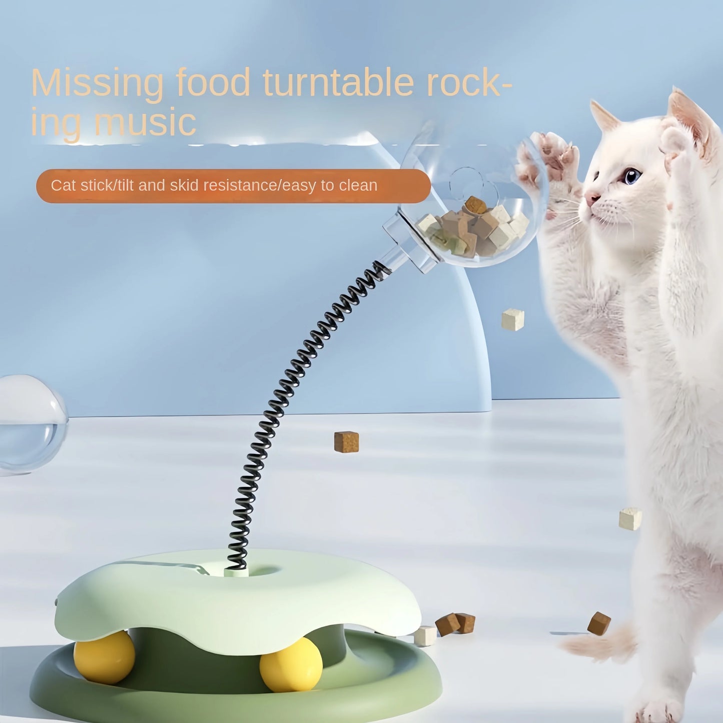 Interactive Cat Puzzle Food Leaking Ball Toy