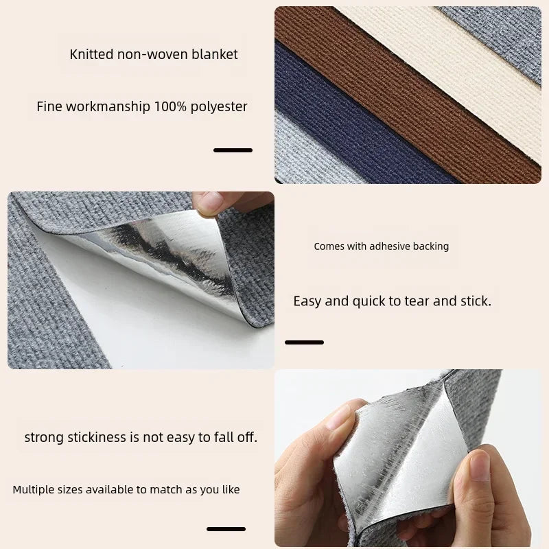 Self-Adhesive Carpet Cat Scratch Board Wall Protector