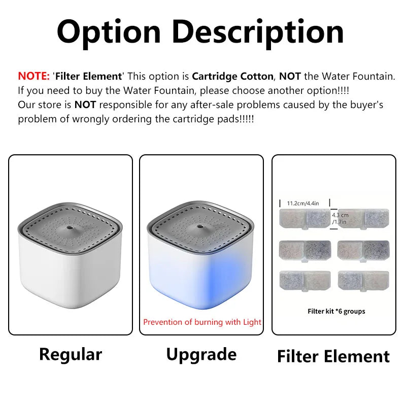 3L Automatic Circulating Pet Water Fountain