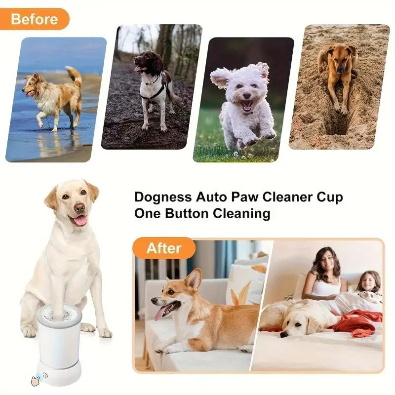 Automatic Pet Paw Cleaner Portable Foot Wash Cup