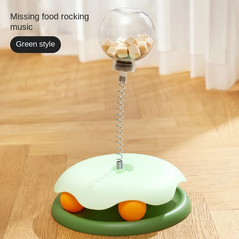 Interactive Cat Puzzle Food Leaking Ball Toy