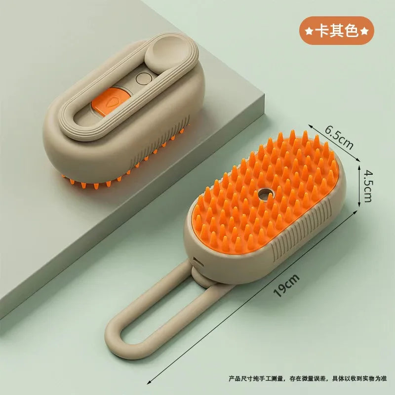 Cat and Dog Steam Brush Grooming Tool