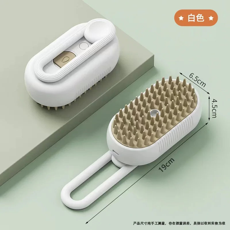 Cat and Dog Steam Brush Grooming Tool