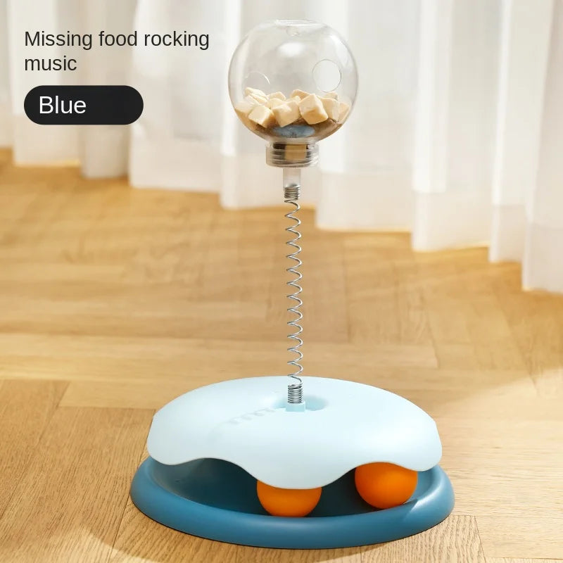 Interactive Cat Puzzle Food Leaking Ball Toy