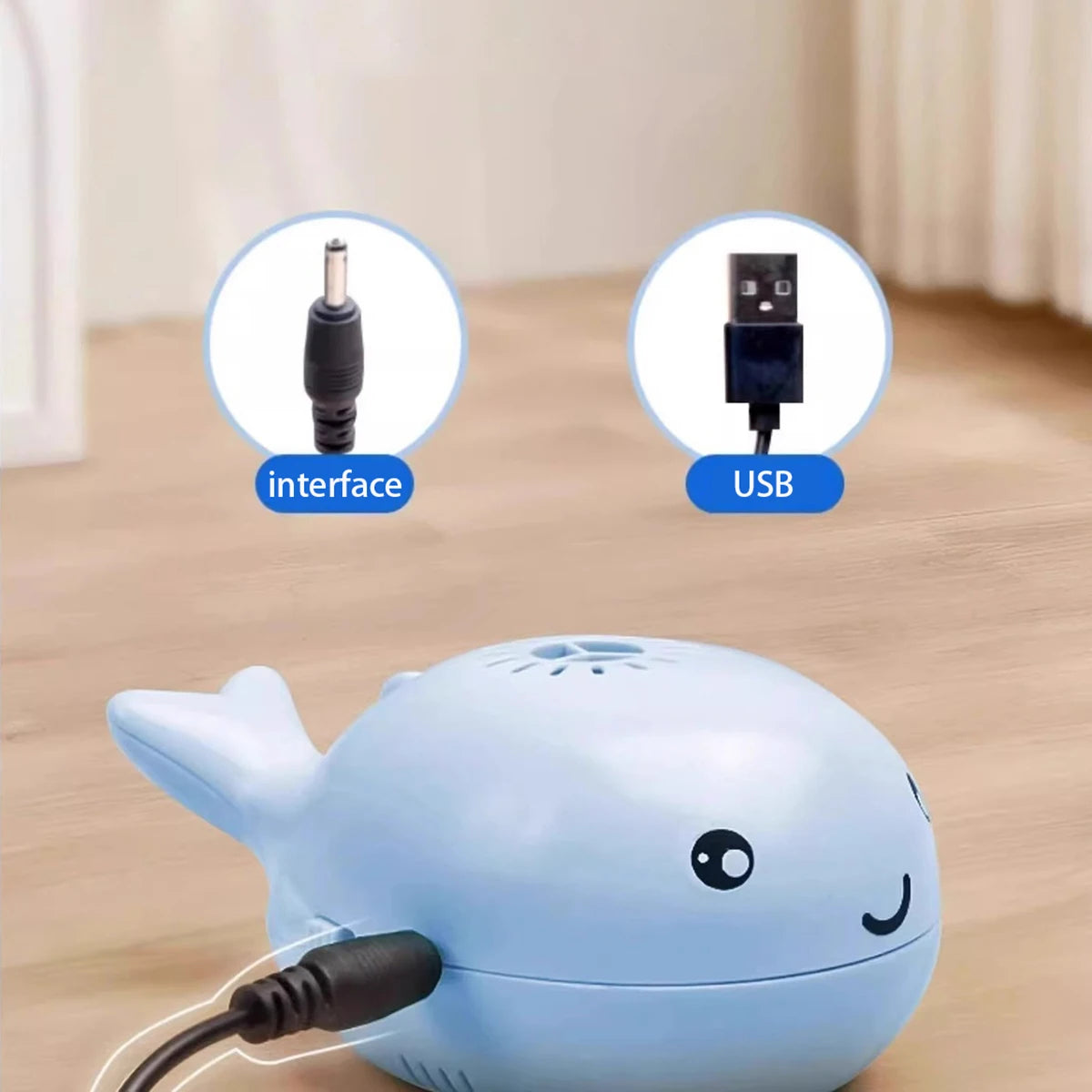 Whale Shaped Electric Floating Cat Toy