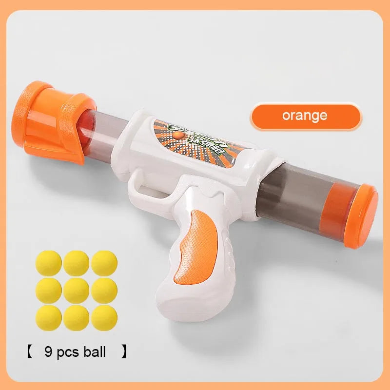 Interactive Cat Toy Shooter Gun with Plush Balls