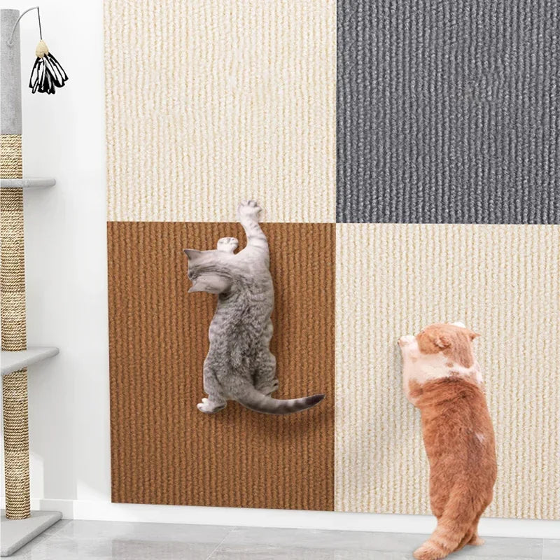 Self-Adhesive Carpet Cat Scratch Board Wall Protector