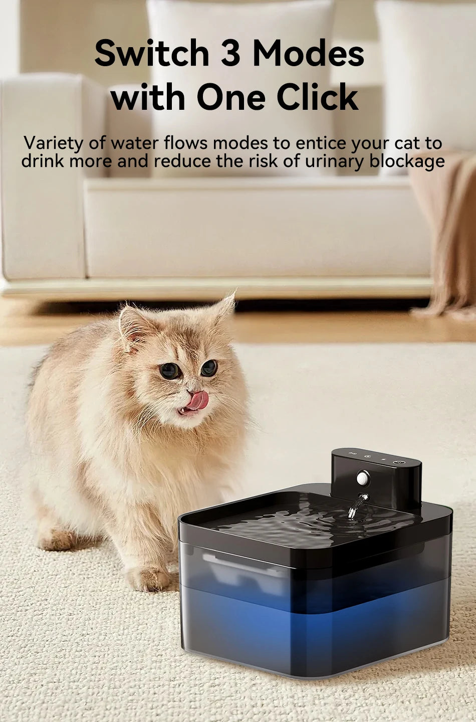 Cat and Dog Water Fountain Sensor
