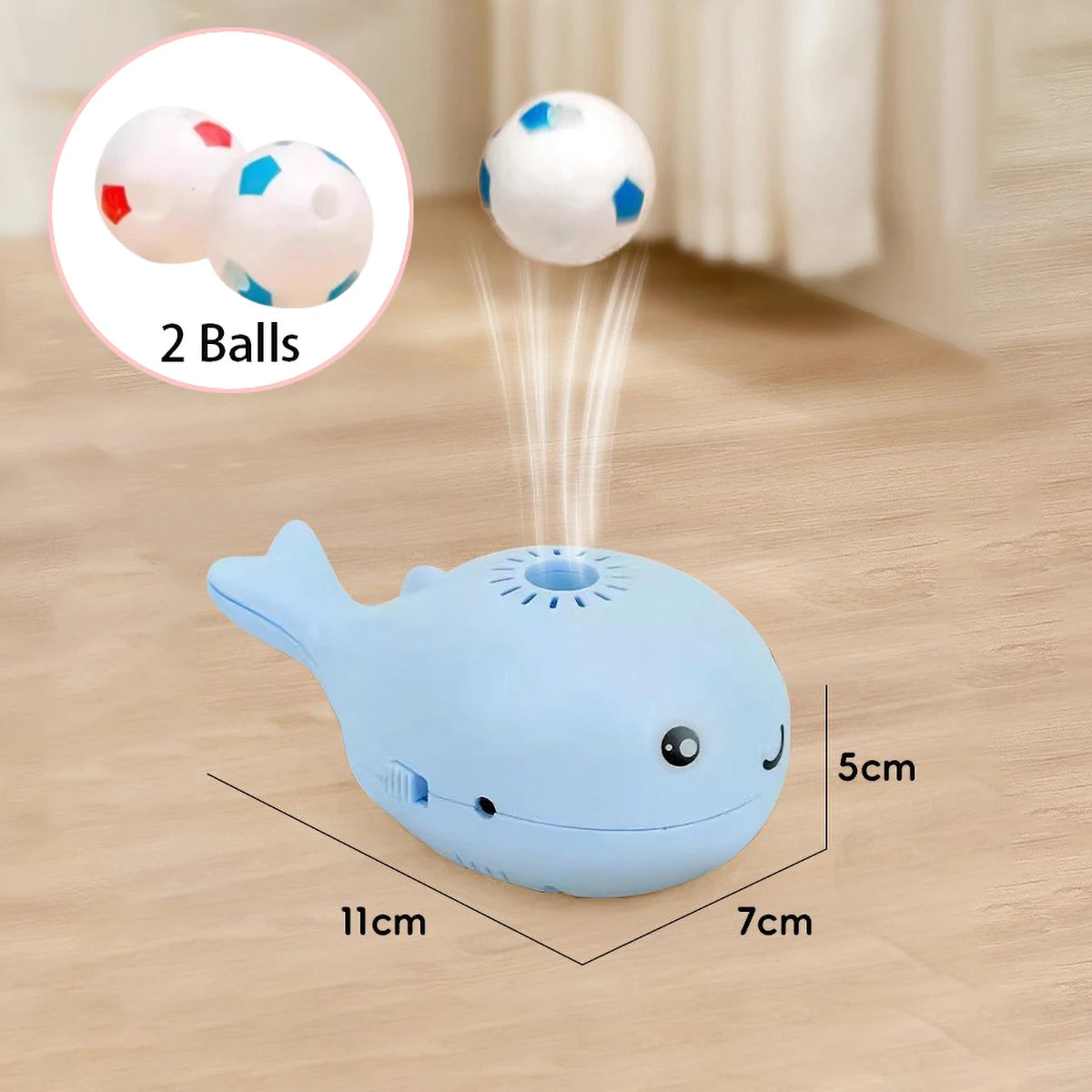 Whale Shaped Electric Floating Cat Toy