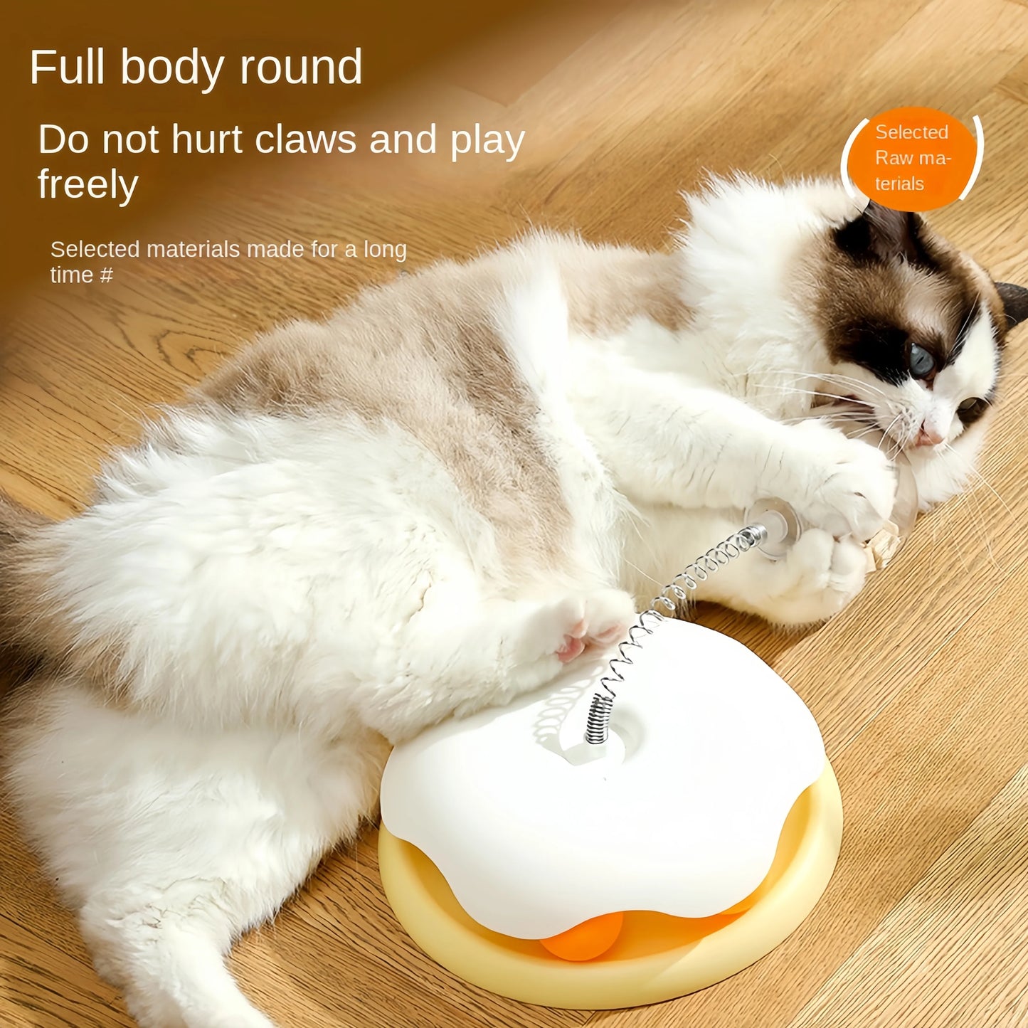 Interactive Cat Puzzle Food Leaking Ball Toy