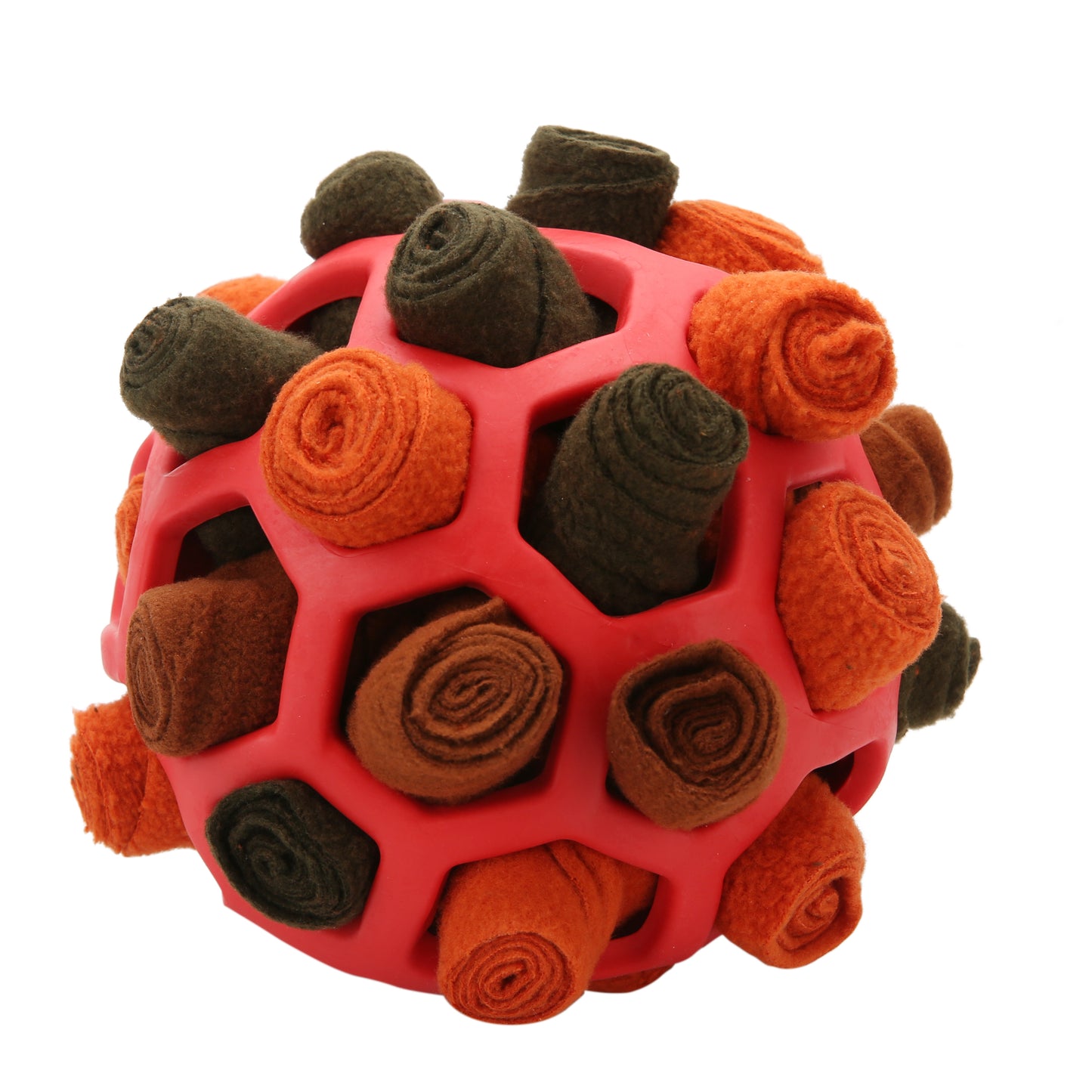 Sniffing Ball for Hiding Treats - Rubber Puzzle Ball for Mental Stimulation