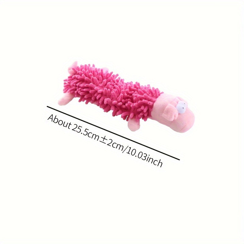 Plush Dog Toy with Squeaker for Chew and Molar Training
