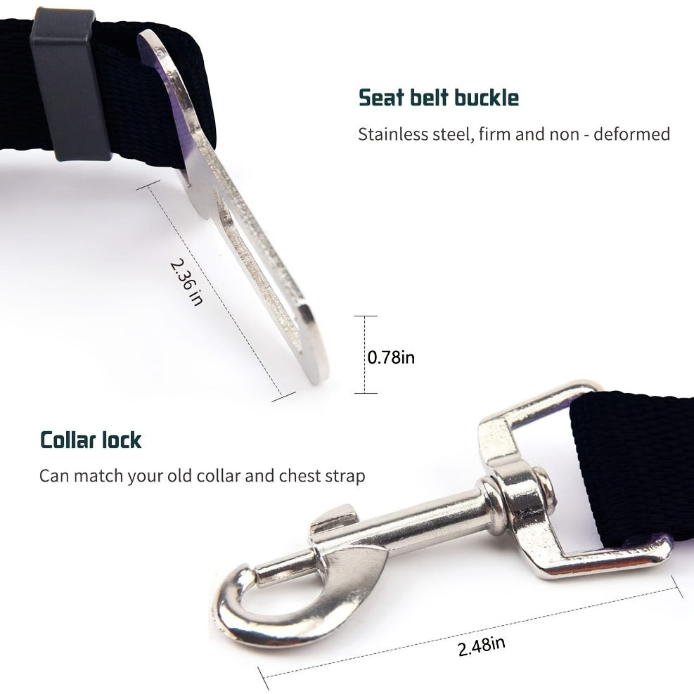 1 Universal Pet Safety Seat Belt