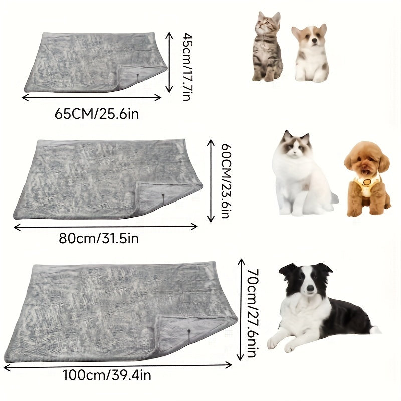 Cozy Luxurious Plush Pet Blanket for Dogs & Cat