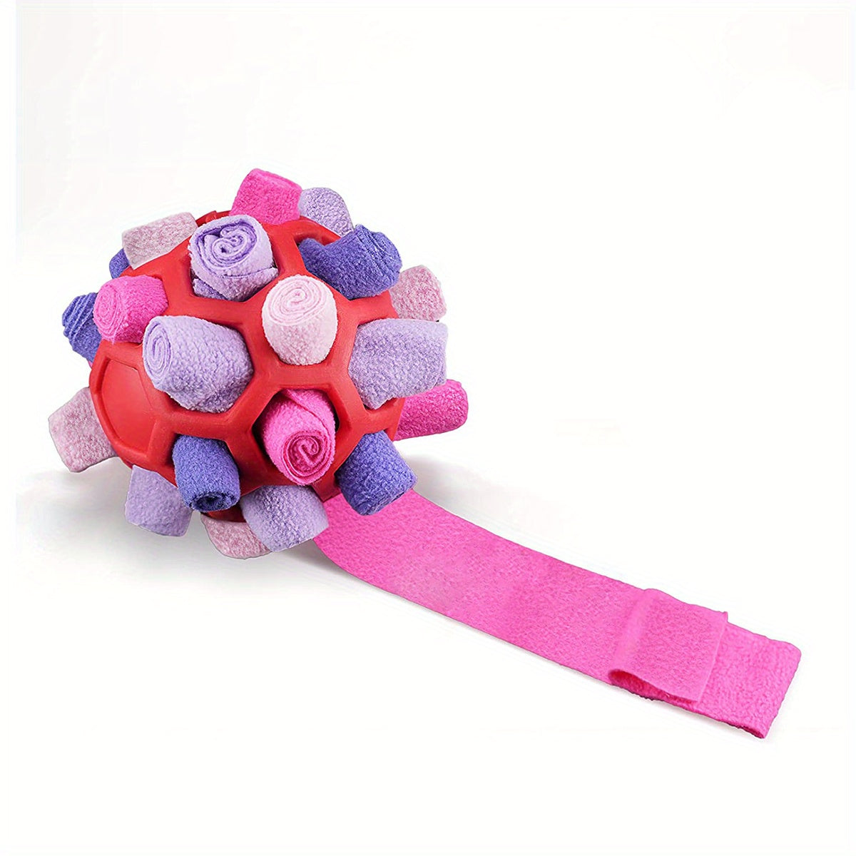 Sniffing Ball for Hiding Treats - Rubber Puzzle Ball for Mental Stimulation