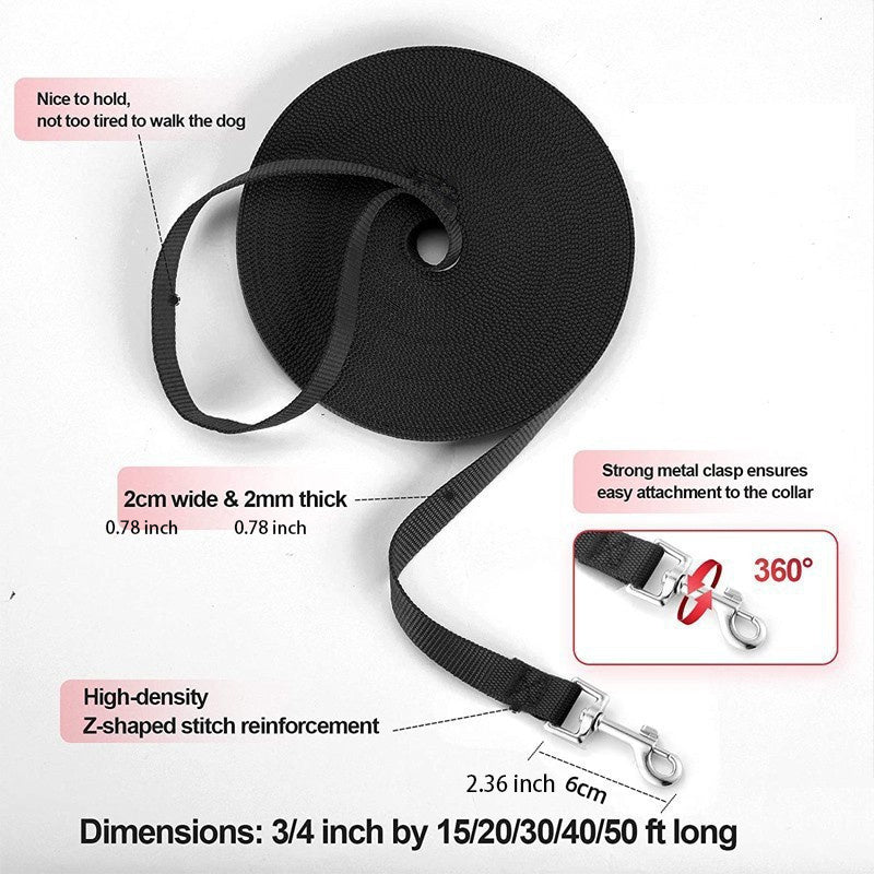 5-100ft Adjustable & Durable Dog Leash