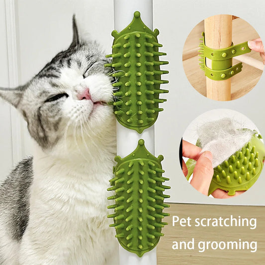 Pet Cat Hair Removal Massage Comb Kit