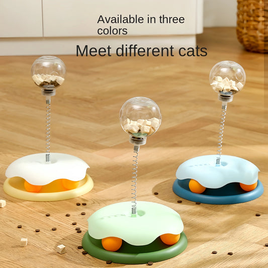 Interactive Cat Puzzle Food Leaking Ball Toy
