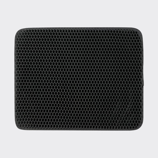 Large Honeycomb Cat Litter Mat With Waterproof Design