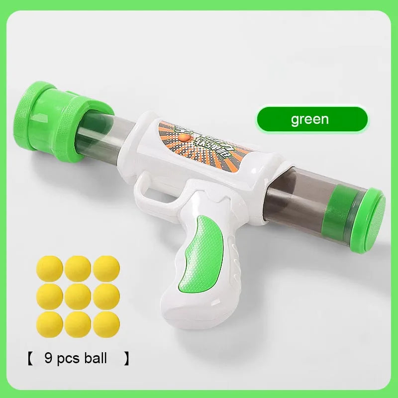 Interactive Cat Toy Shooter Gun with Plush Balls