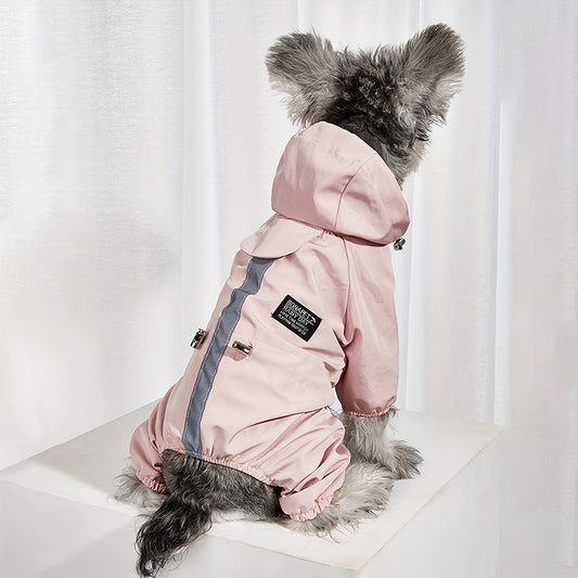 Reflective Pet Raincoat - Waterproof and Breathable Dog Jacket